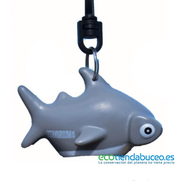 Protector de regulador de buceo con forma de tiburon martillo