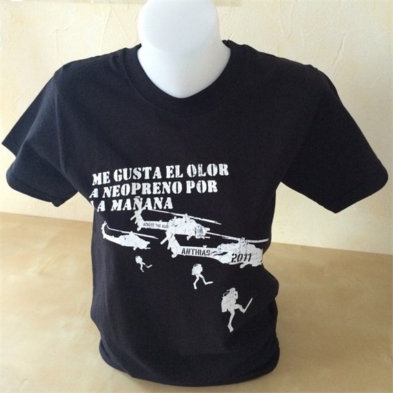 Camiseta para buceadores Kilgore Diver. Negra