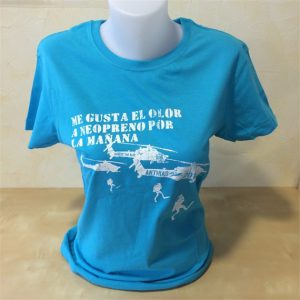 Camiseta para buceadores Kilgore Diver. Turquesa