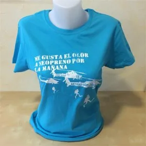 Camiseta para buceadores Kilgore Diver. Turquesa