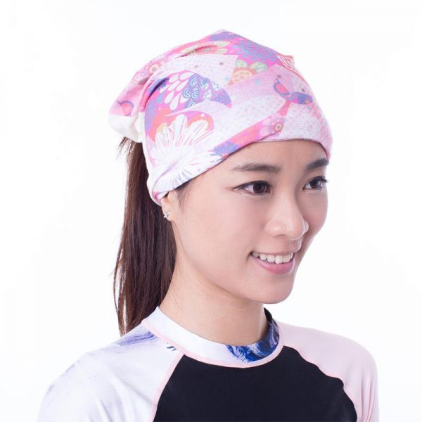 Bandana Ballena Rosa Flower - ecotiendabuceo Oceanarium