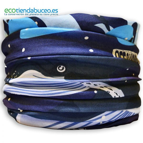 Bandana Ballenas Jorobadas - ecotiendabuceo Oceanarium