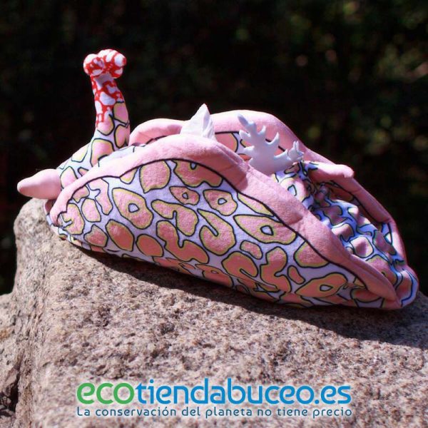 Psychedelic batwing slug - Nudibranquio porta pañuelos tissue box ecotiendabuceo oceanarium