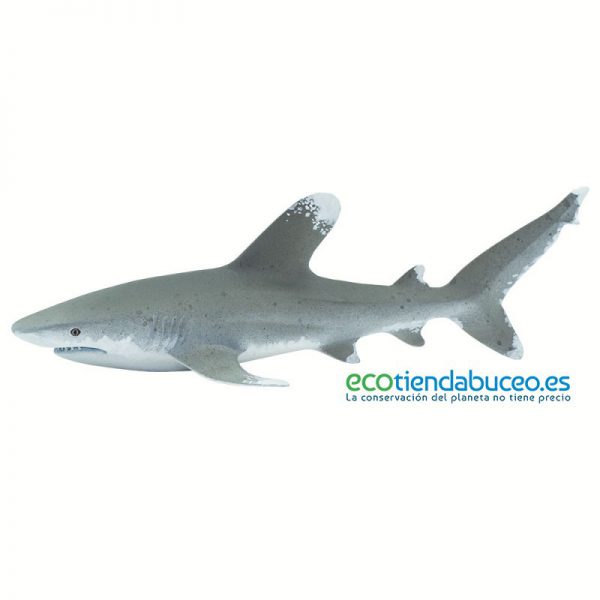 Tiburón Punta Blanca Oceánico de juguete - Safari Ltd.