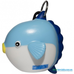 Porta octopus para proteger tu regulador de buceo con forma de pez luna.